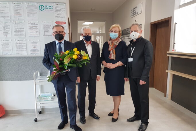 Prezydent Miasta Zabrze w nowo otwartej Przychodni Brackiej Guido