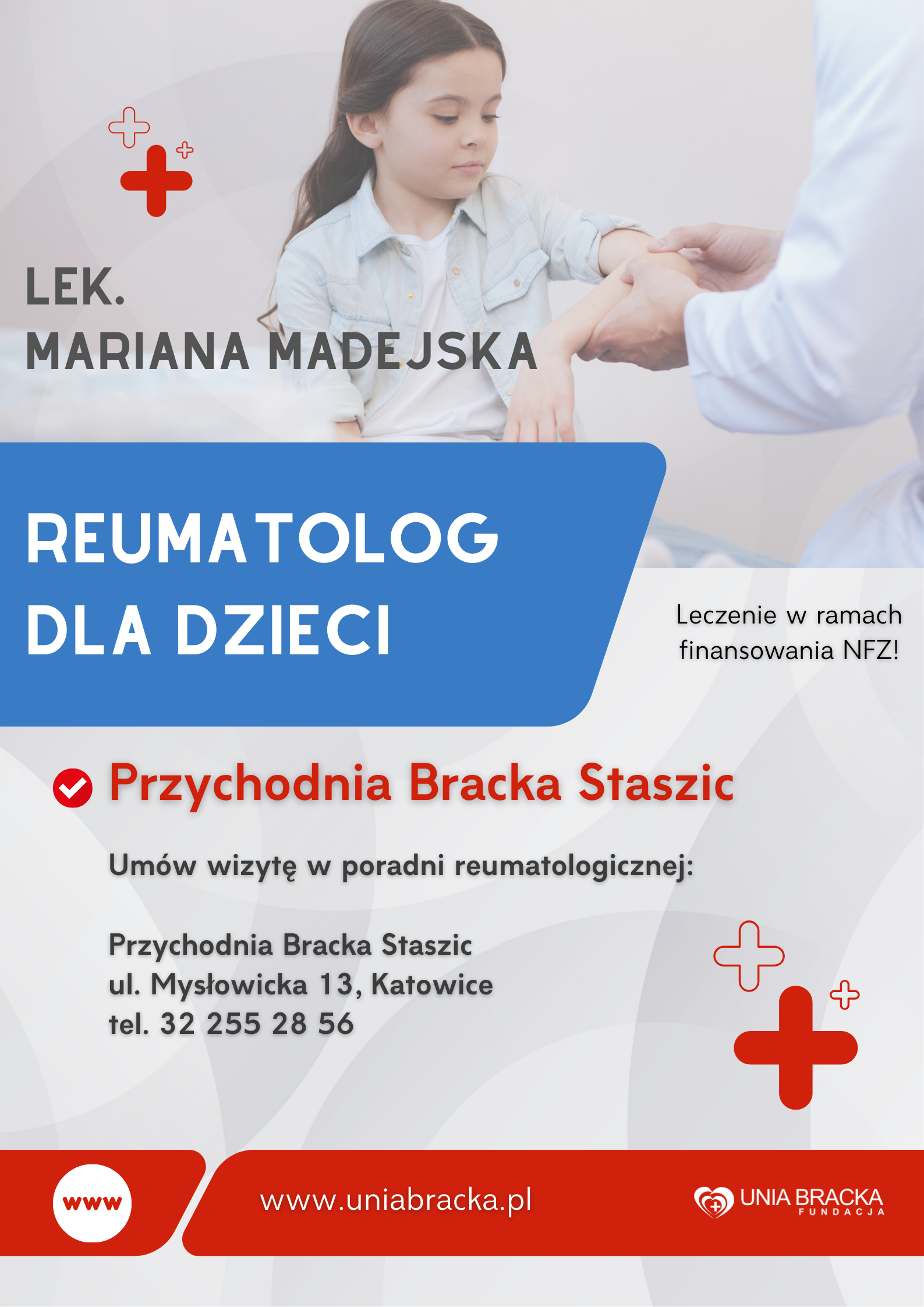 Reumatolog dla dzieci Przychodnia Bracka Staszic